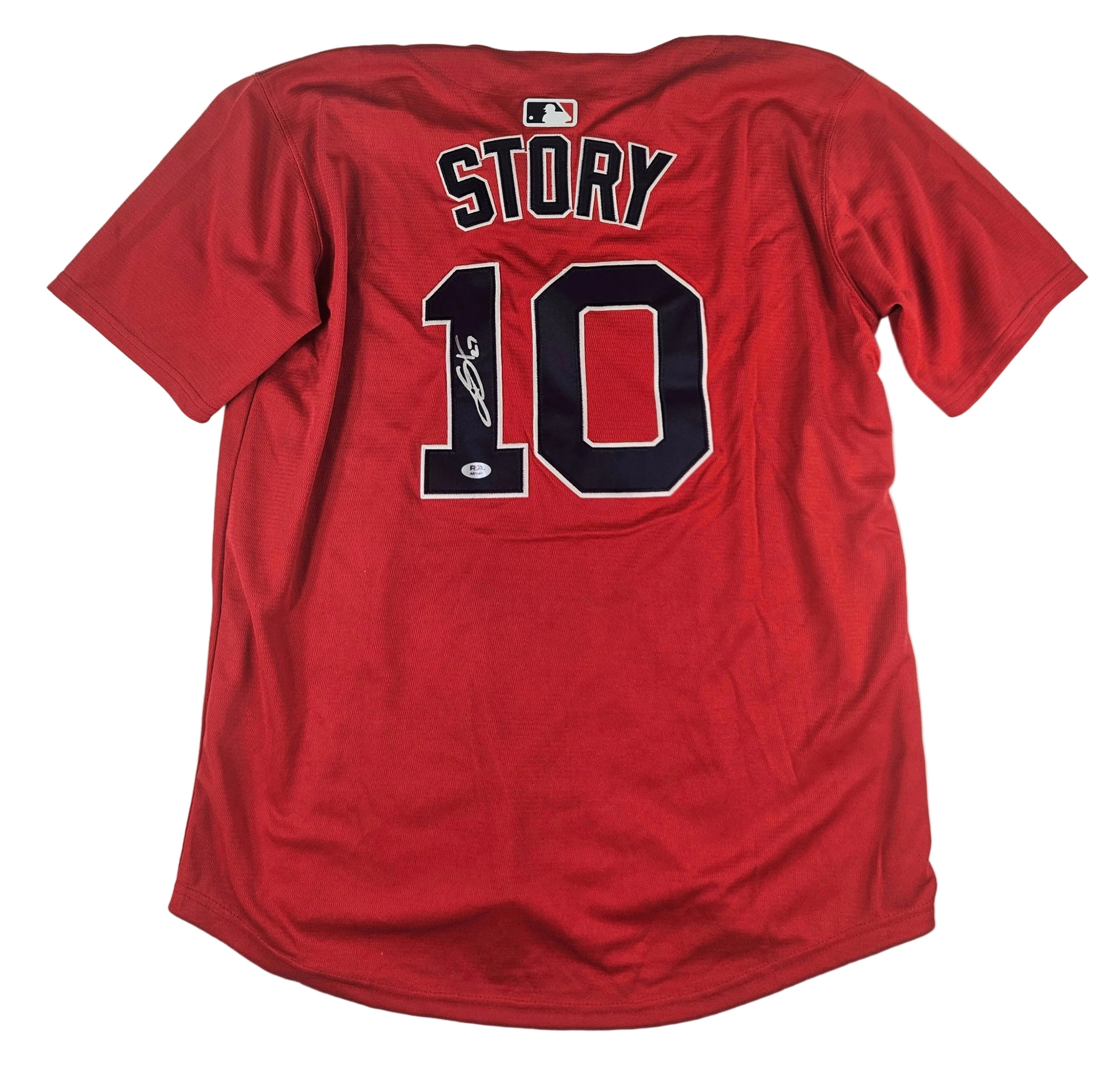 Trevor Story Signed Autographed Boston Red Sox Jersey PSA Certified