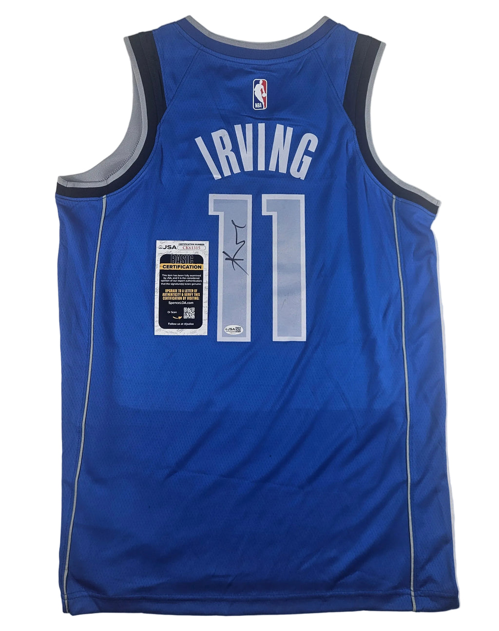 Kyrie Irving Signed Autographed Dallas Mavericks Jersey JSA COA