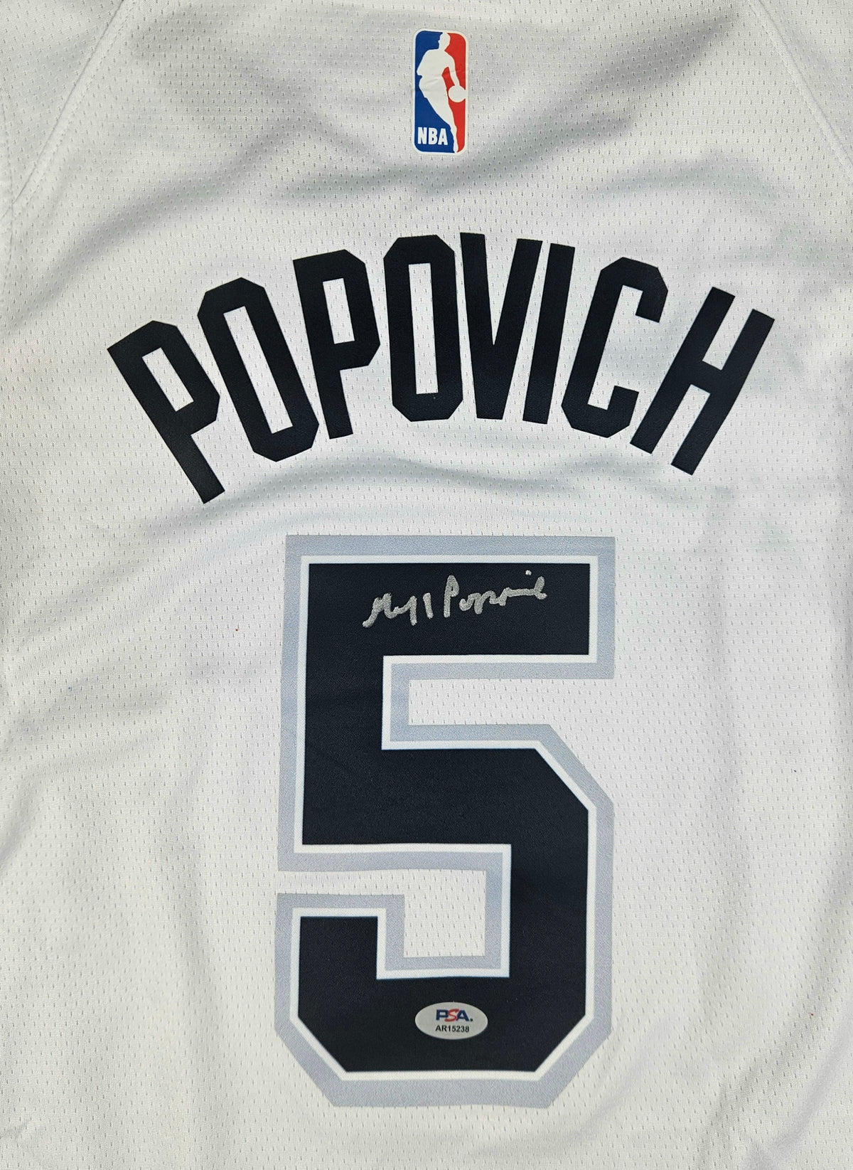 Gregg Popovich Signed Autographed San Antonio Spurs Jersey PSA Certified
