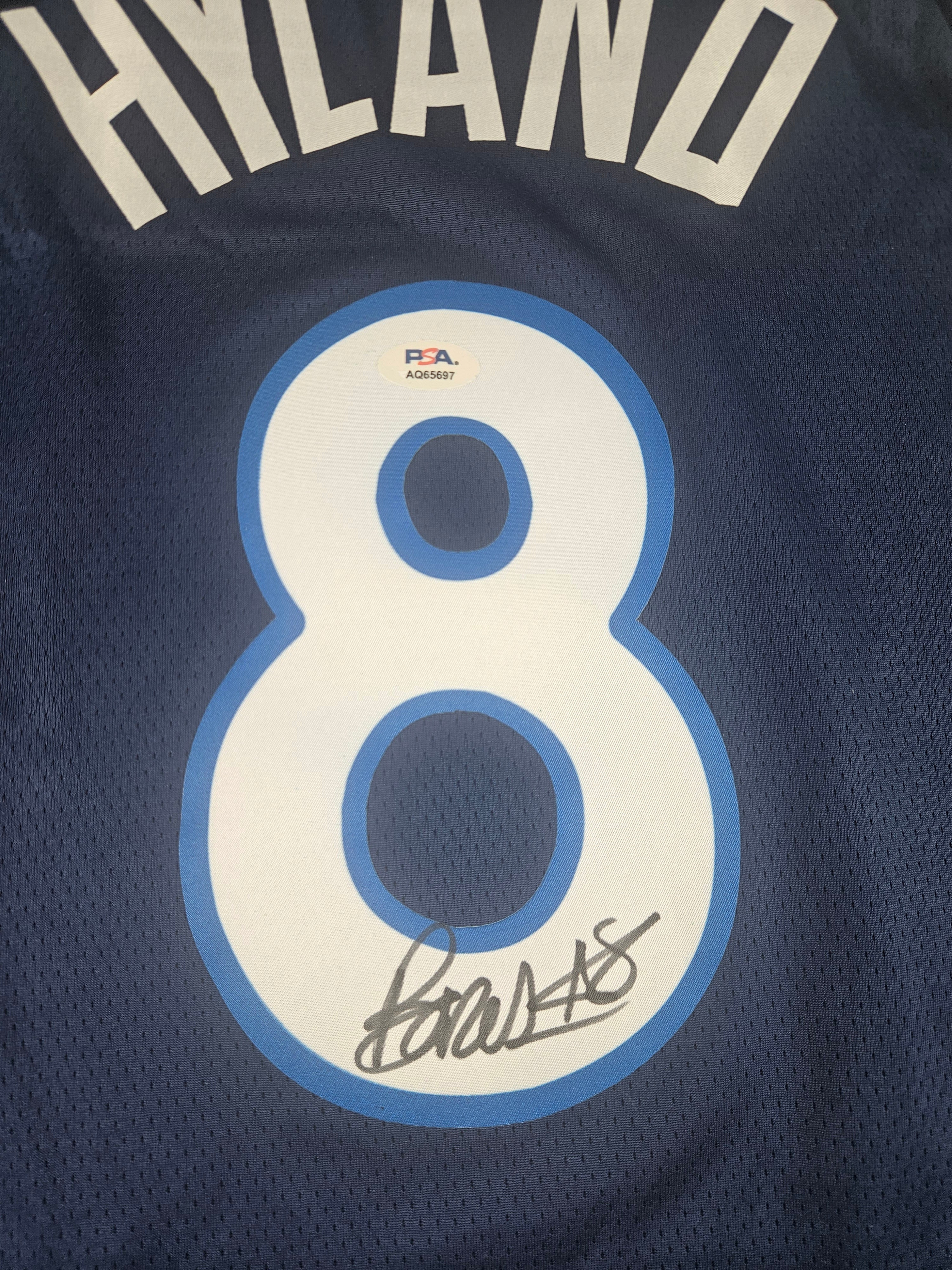 Bones Hyland Minnesota Timberwolves Autographed Signed Jersey PSA Certified