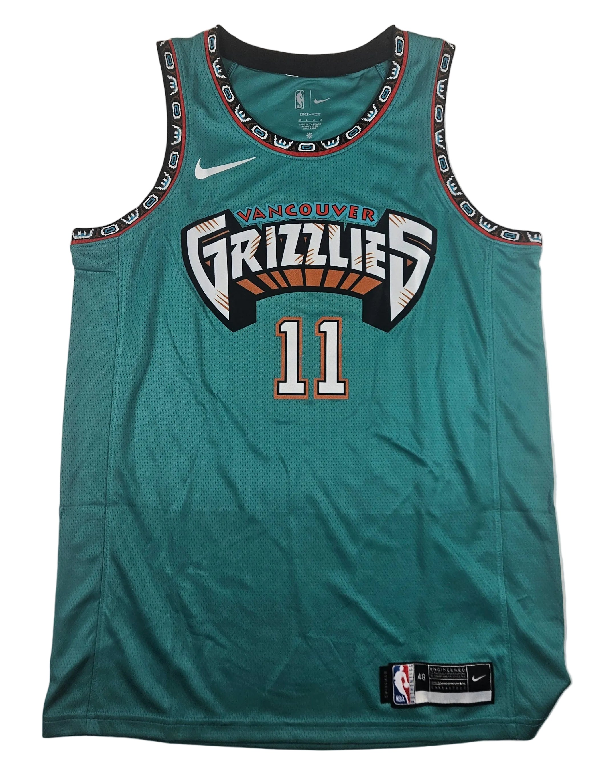 Mike Conley Signed Autographed Vancouver Grizzlies Jersey JSA COA