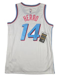 Tyler Herro Signed Autographed Miami Heat White Jersey JSA COA