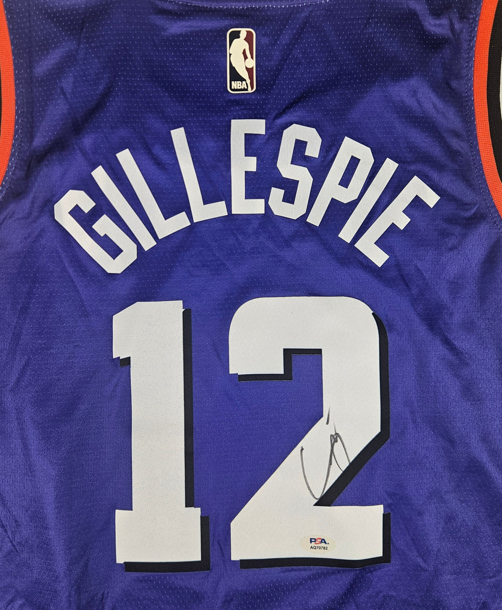 Collin Gillespie Signed Autographed Phoenix Suns Purple Jersey PSA Certified