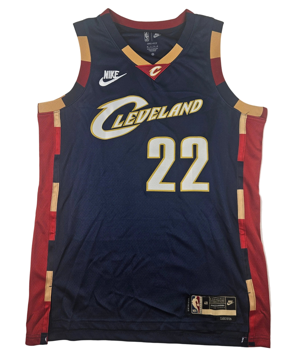 Larry Nance Jr Signed Autographed Cleveland Cavaliers Blue Jersey JSA COA