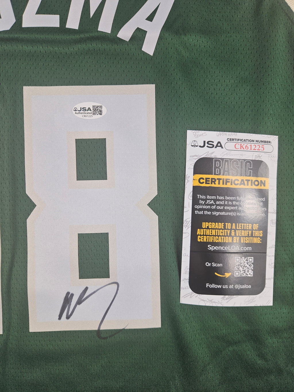 Kyle Kuzma Signed Autographed Milwaukee Bucks Jersey JSA COA