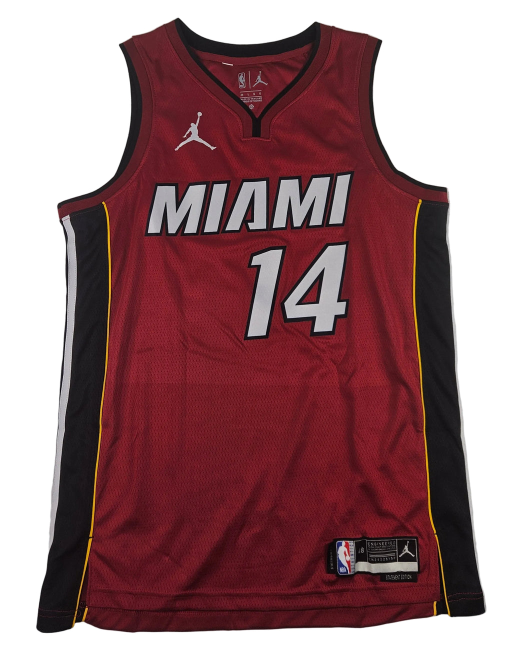Tyler Herro Signed Autographed Miami Heat Red Jersey JSA COA