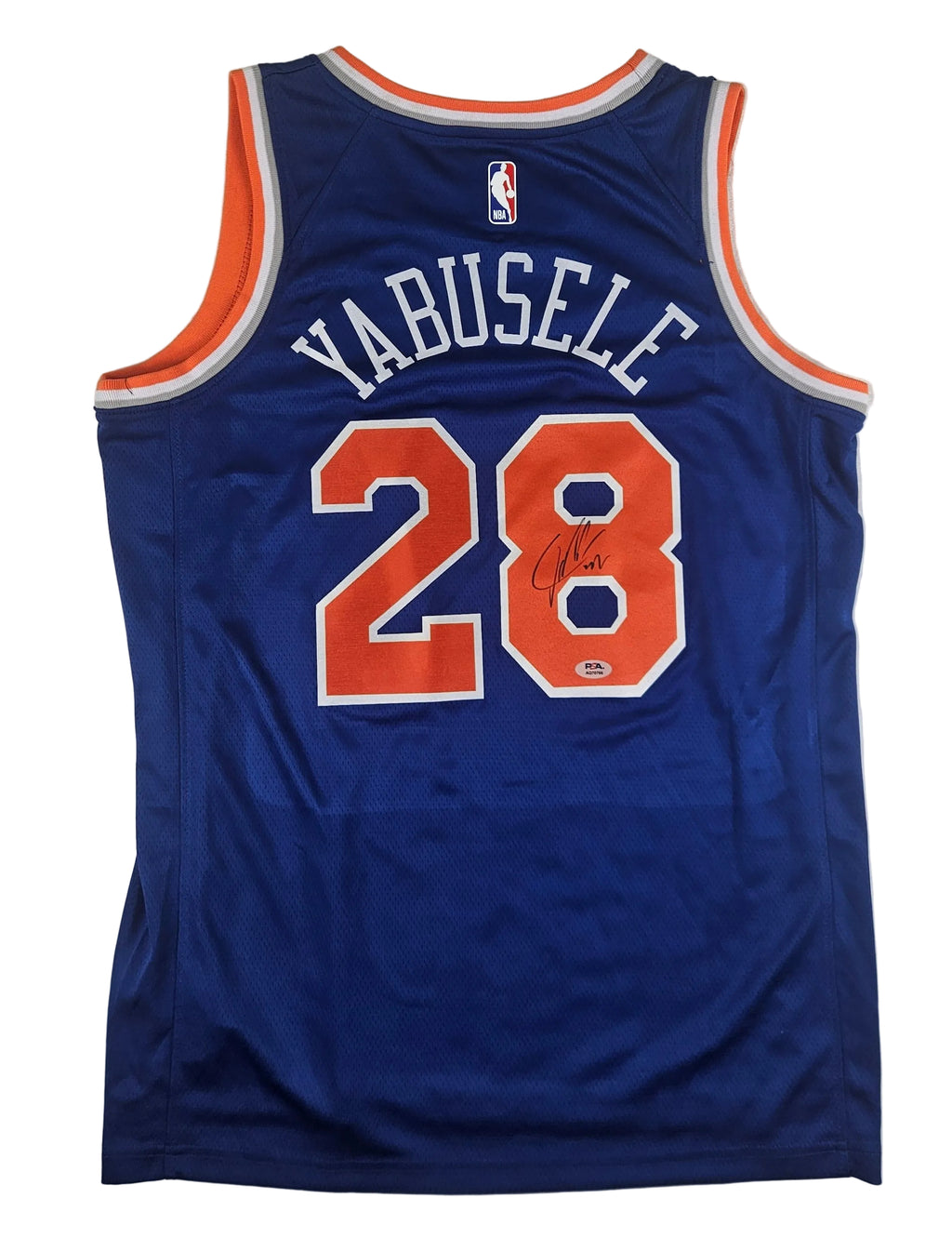 Guerschon Yabusele Signed Autographed New York Knicks Jersey PSA Certified