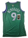 Ryan Nembhard Signed Autographed Dallas Mavericks Green Jersey JSA COA