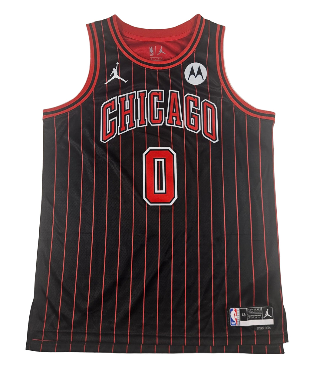 Coby White Signed Autographed Chicago Bulls Jersey Beckett Certified