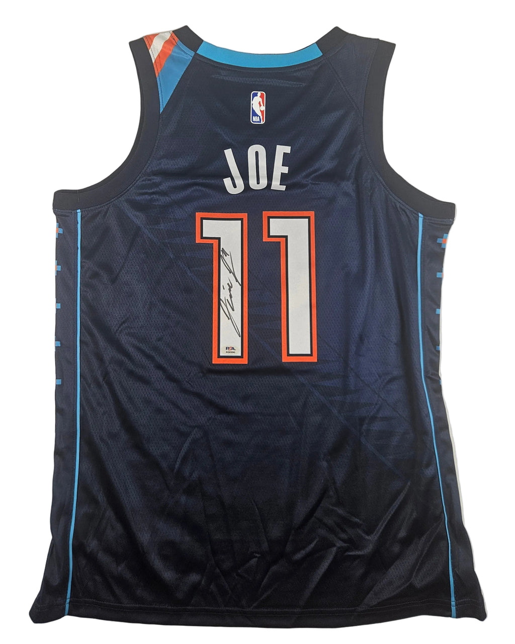 Isaiah Joe Signed Autographed Oklahoma City Thunder Jersey PSA Certified