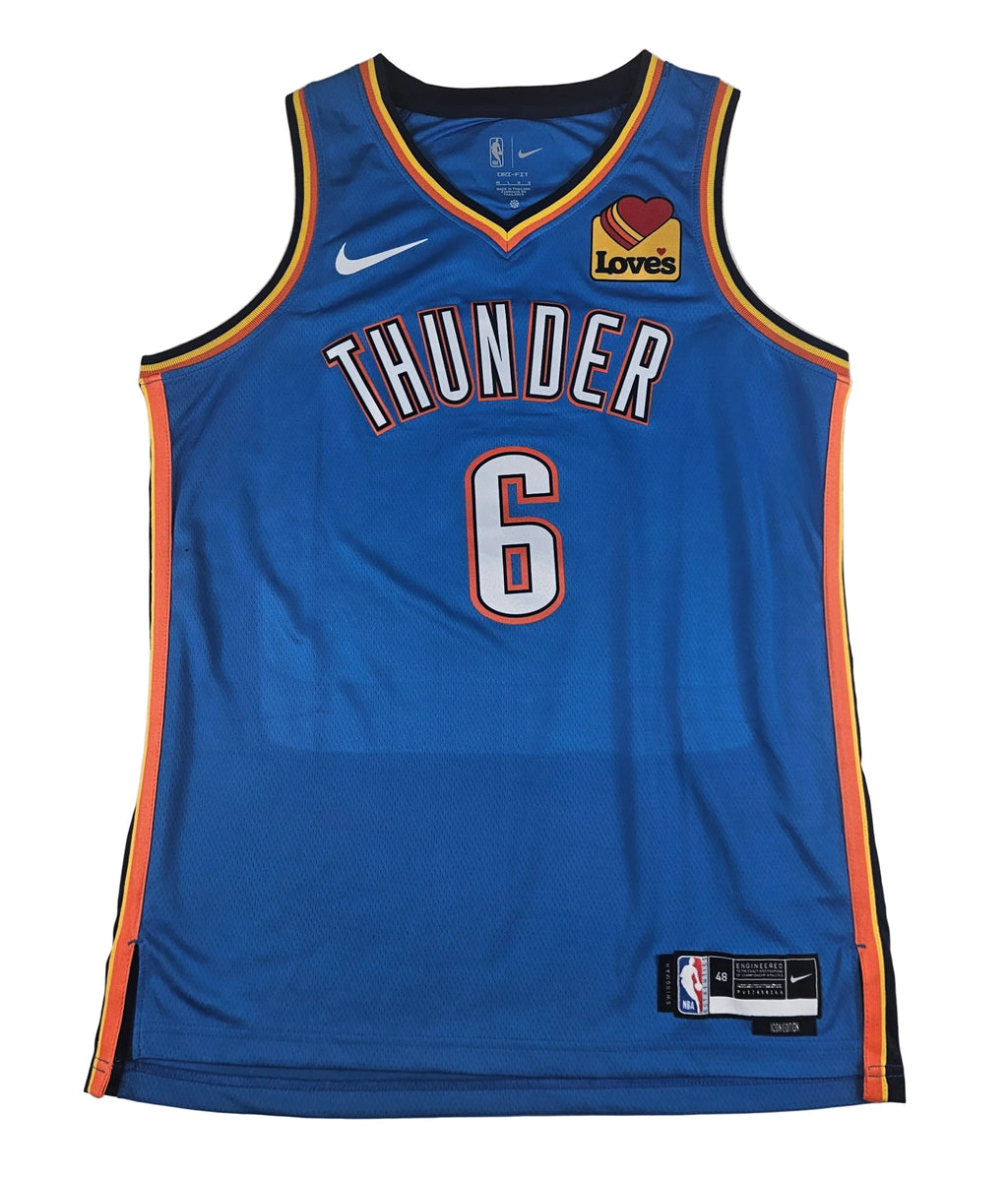Jaylin Williams Signed Autographed Oklahoma City Thunder Jersey PSA Certified