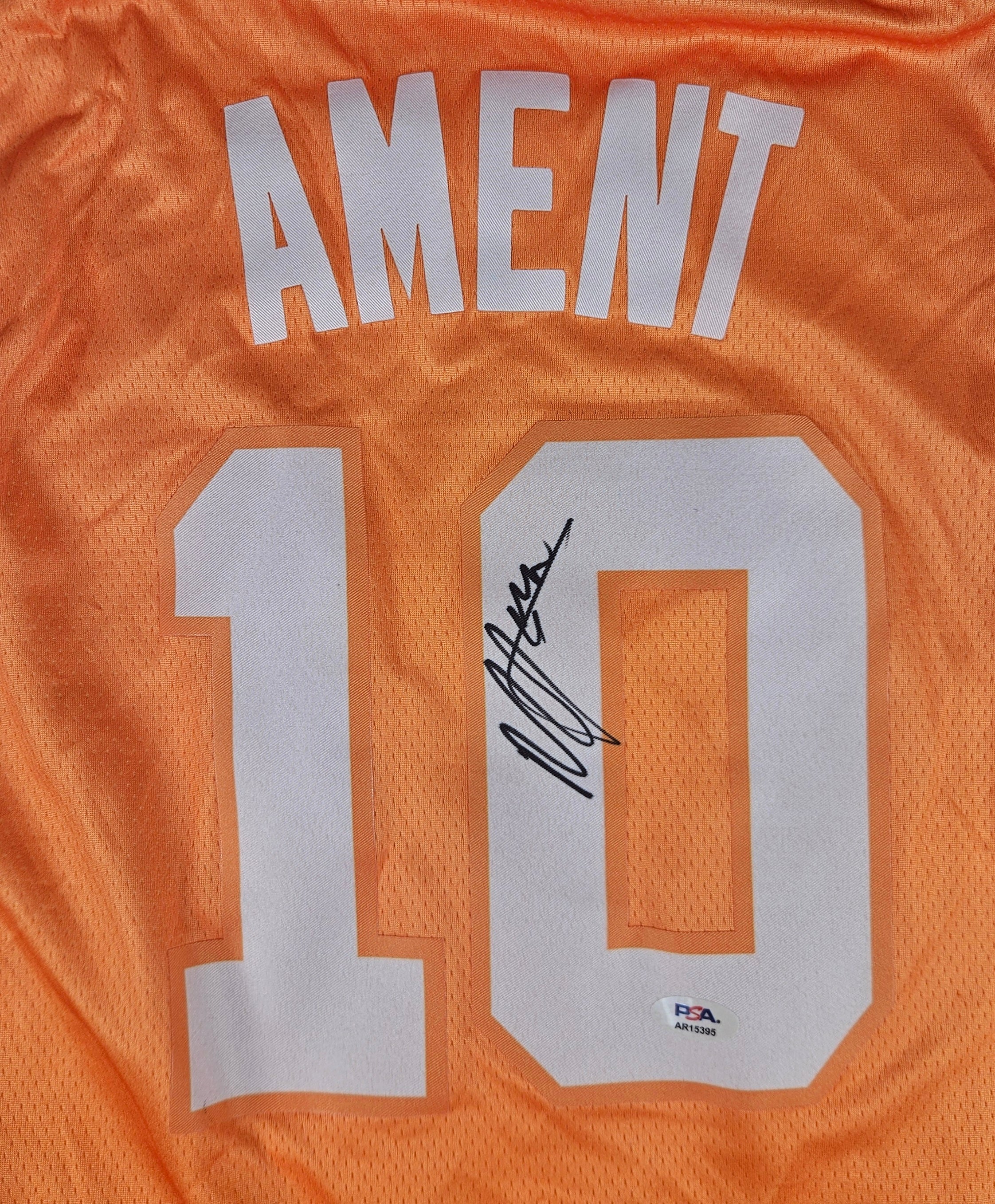 Nate Ament Signed Autographed Tennessee Volunteers Jersey PSA Certified