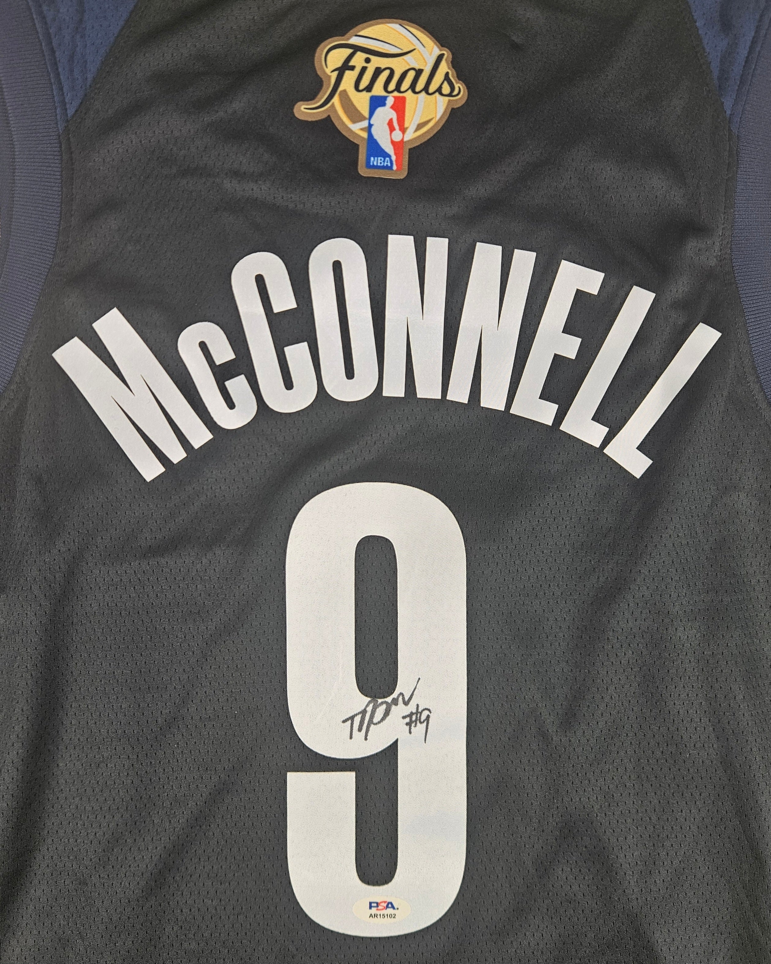 TJ McConnell Signed Autographed Indiana Pacers Black Jersey PSA Certified
