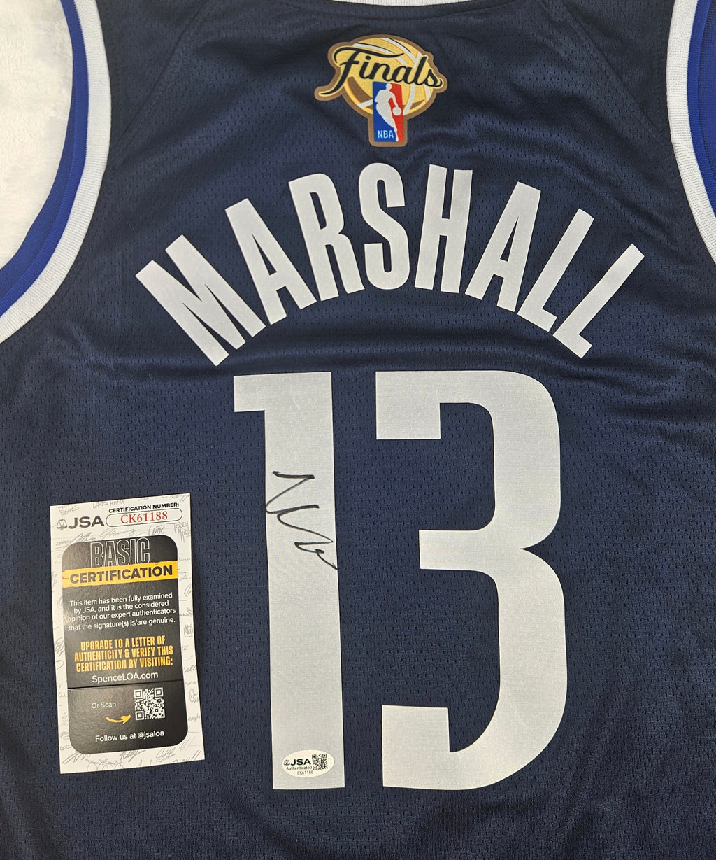 Naji Marshall Signed Dallas Mavericks Jersey Autographed JSA COA