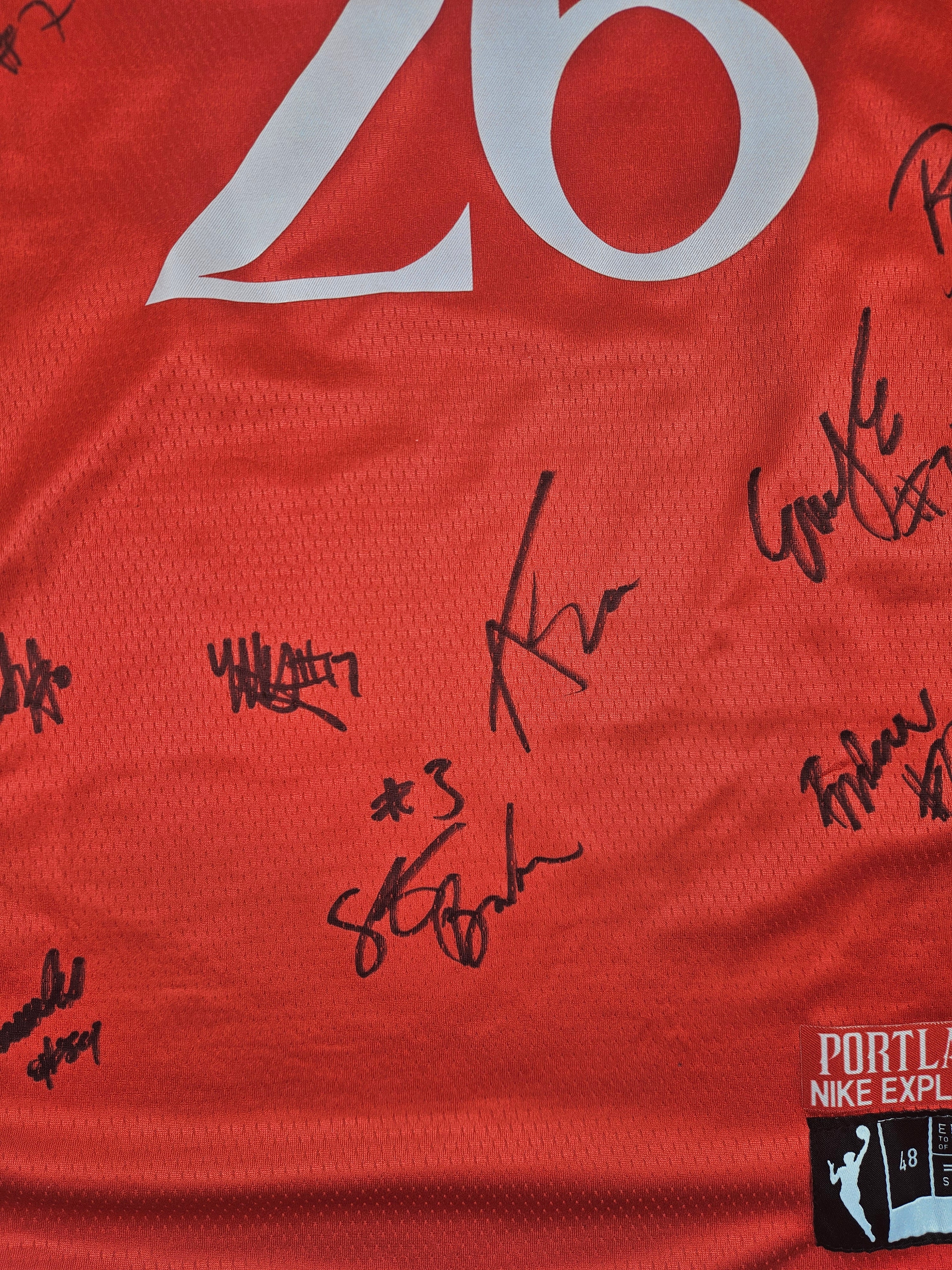 Portland Fire 2026 Team Signed Autographed Jersey - Bridget Carleton Carla Leite