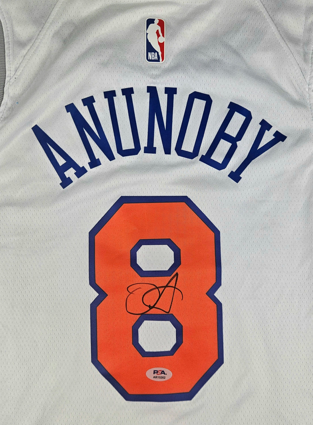 OG Anunoby Signed Autographed New York Knicks Jersey PSA Certified