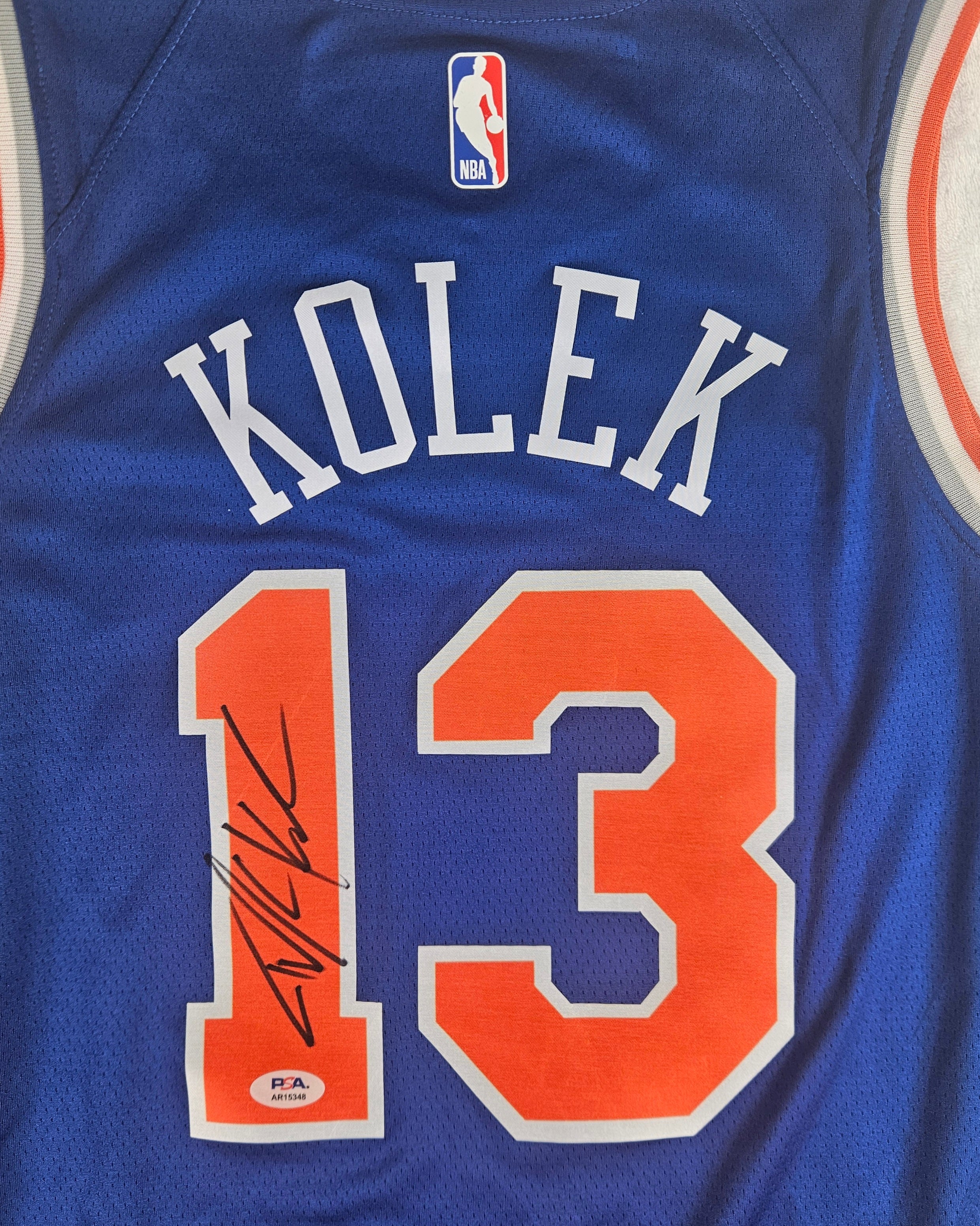 Tyler Kolek Signed Autographed New York Knicks City Jersey PSA Certified