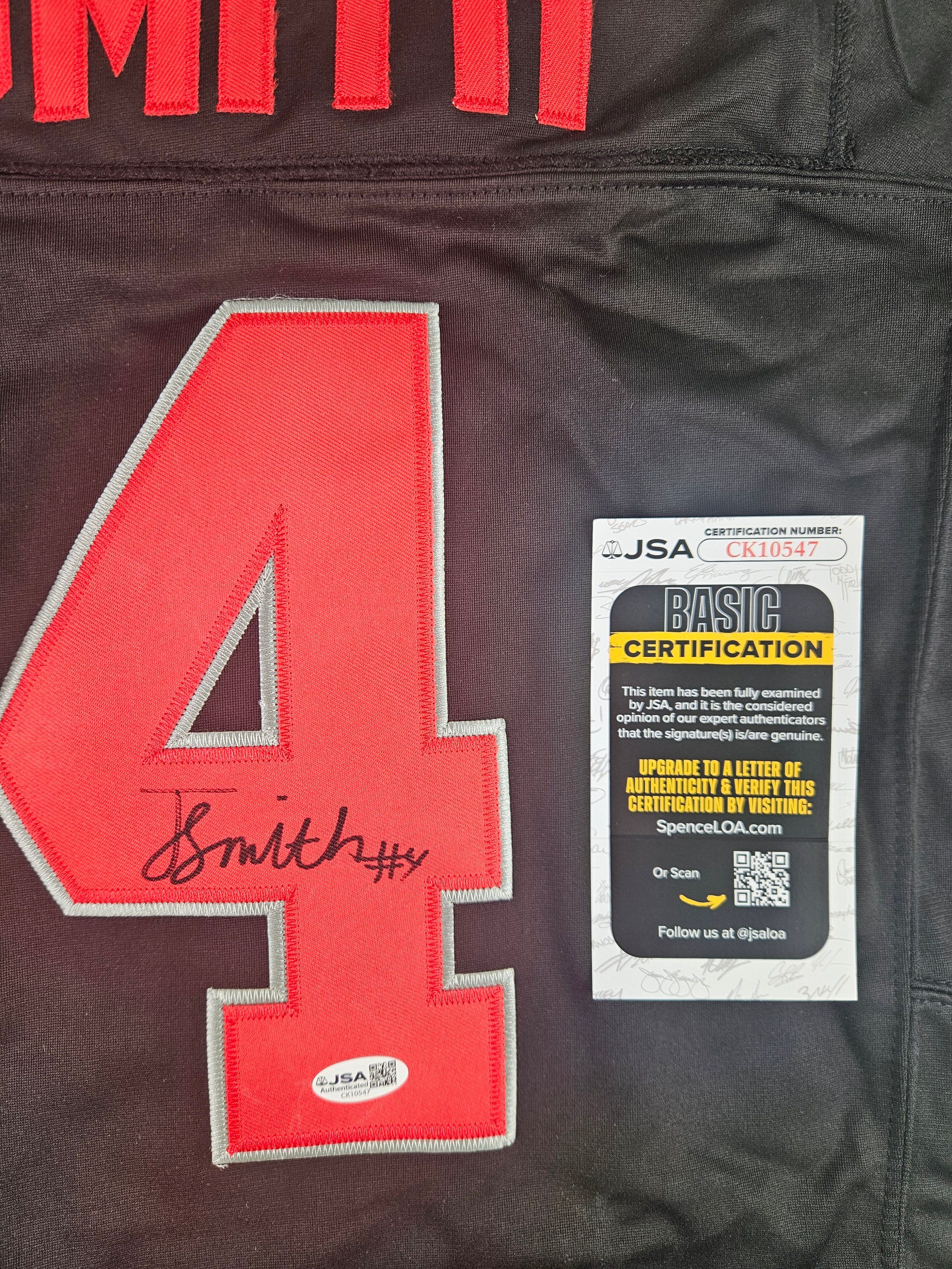 Jeremiah Smith Signed Autographed Ohio State Buckeyes Jersey JSA COA