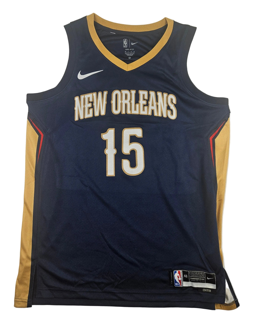 Jose Alvarado Signed Autographed New Orleans Pelicans Jersey JSA COA