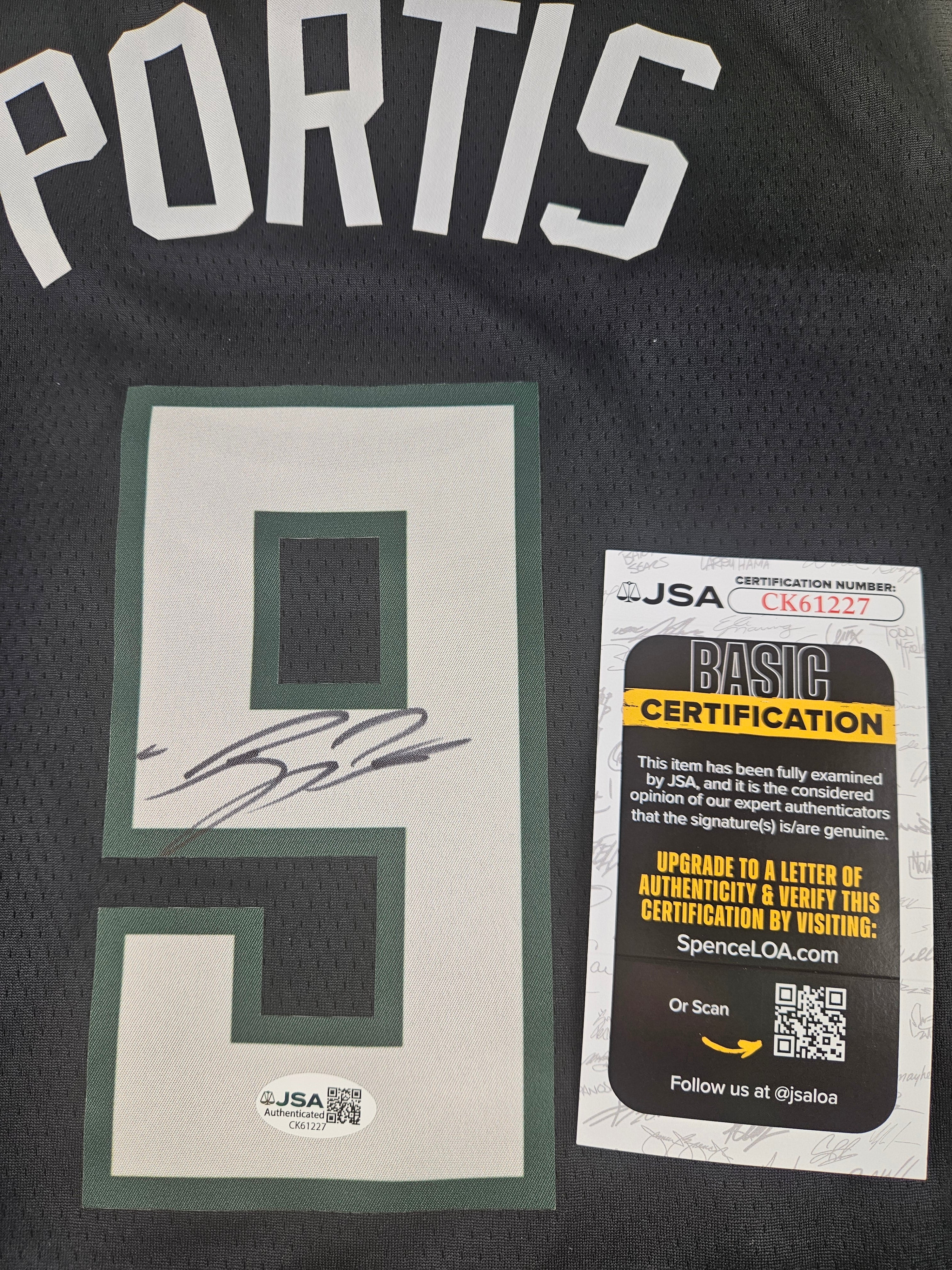Bobby Portis Signed Autographed Milwaukee Bucks Jersey JSA COA