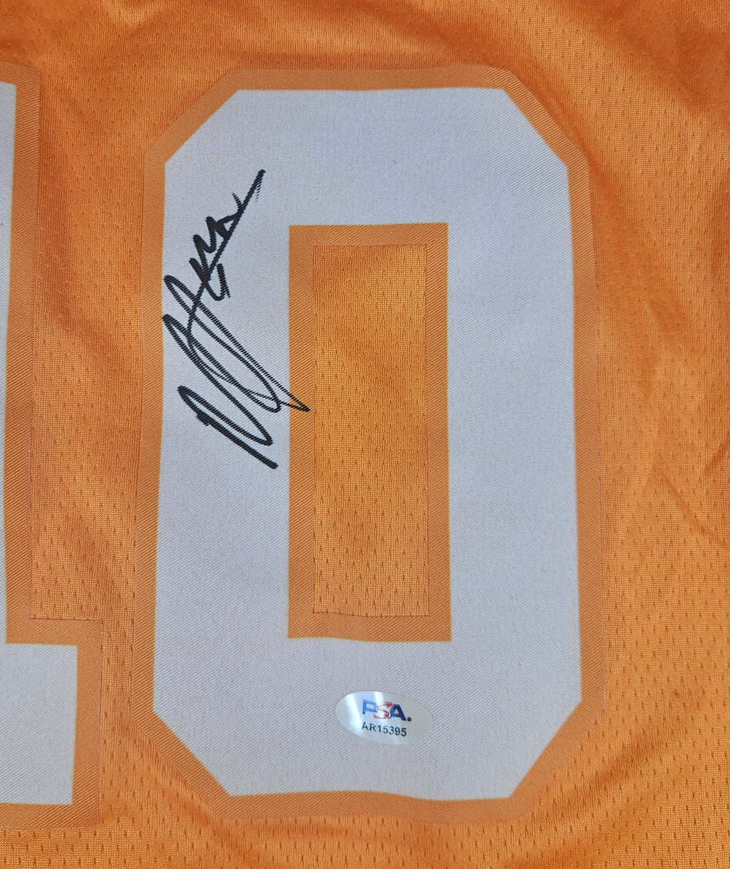 Nate Ament Signed Autographed Tennessee Volunteers Jersey PSA Certified