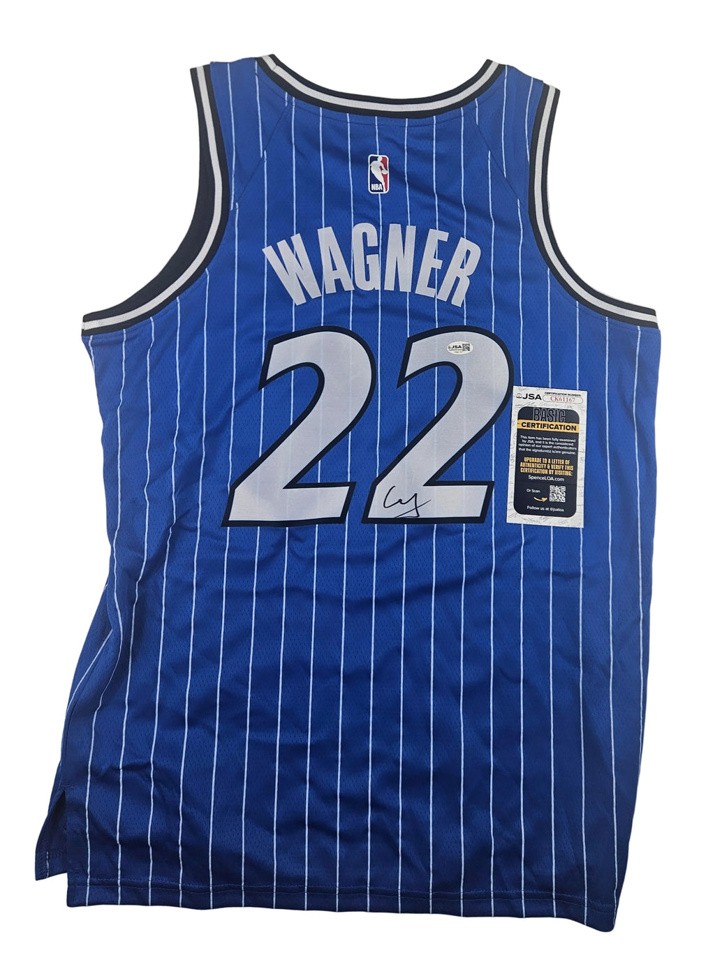 Franz Wagner Signed Autographed Orlando Magic Jersey JSA COA