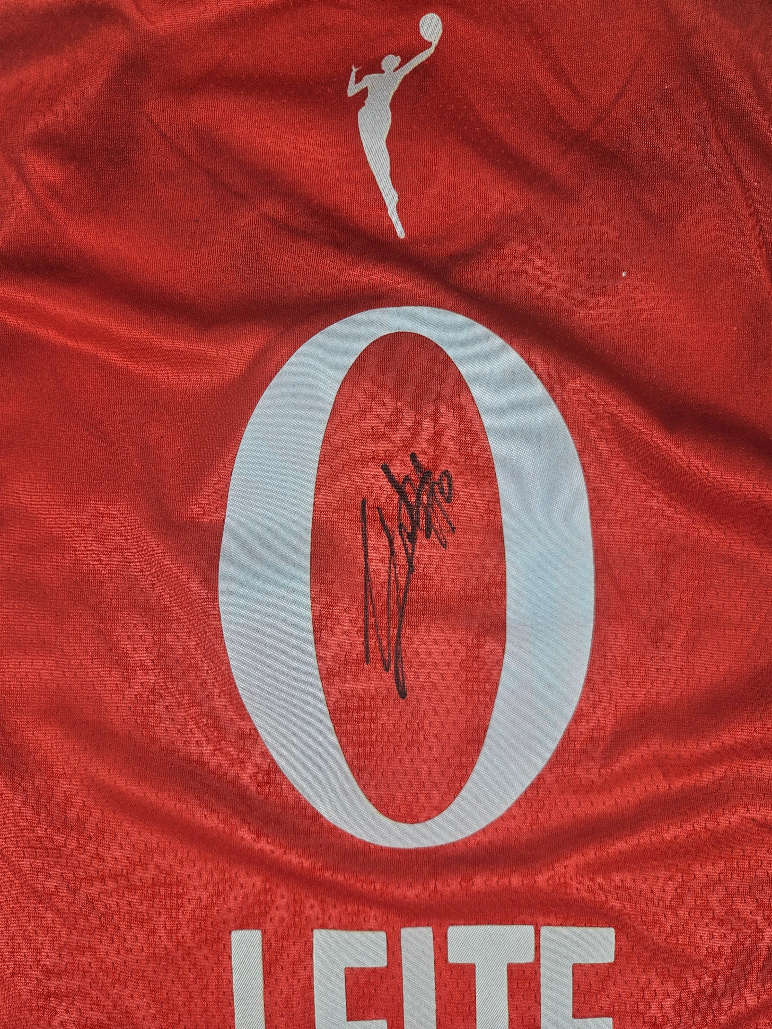 Carla Leite Signed Autographed Portland Fire Wnba Jersey