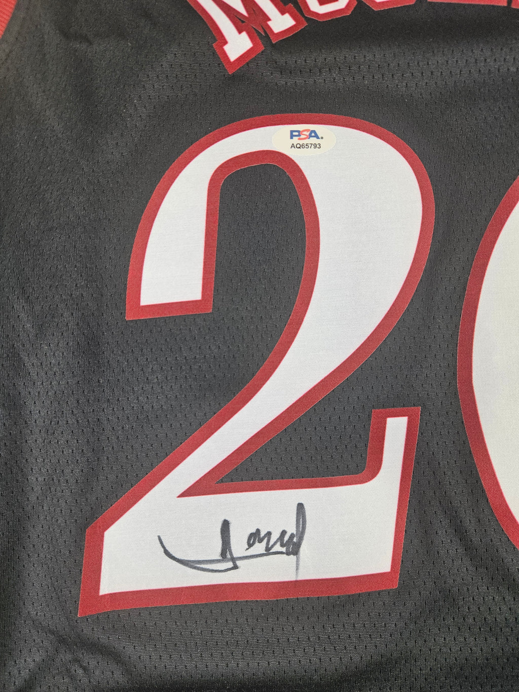 Jared McCain Signed Autographed Philadelphia 76ers Jersey PSA Certified