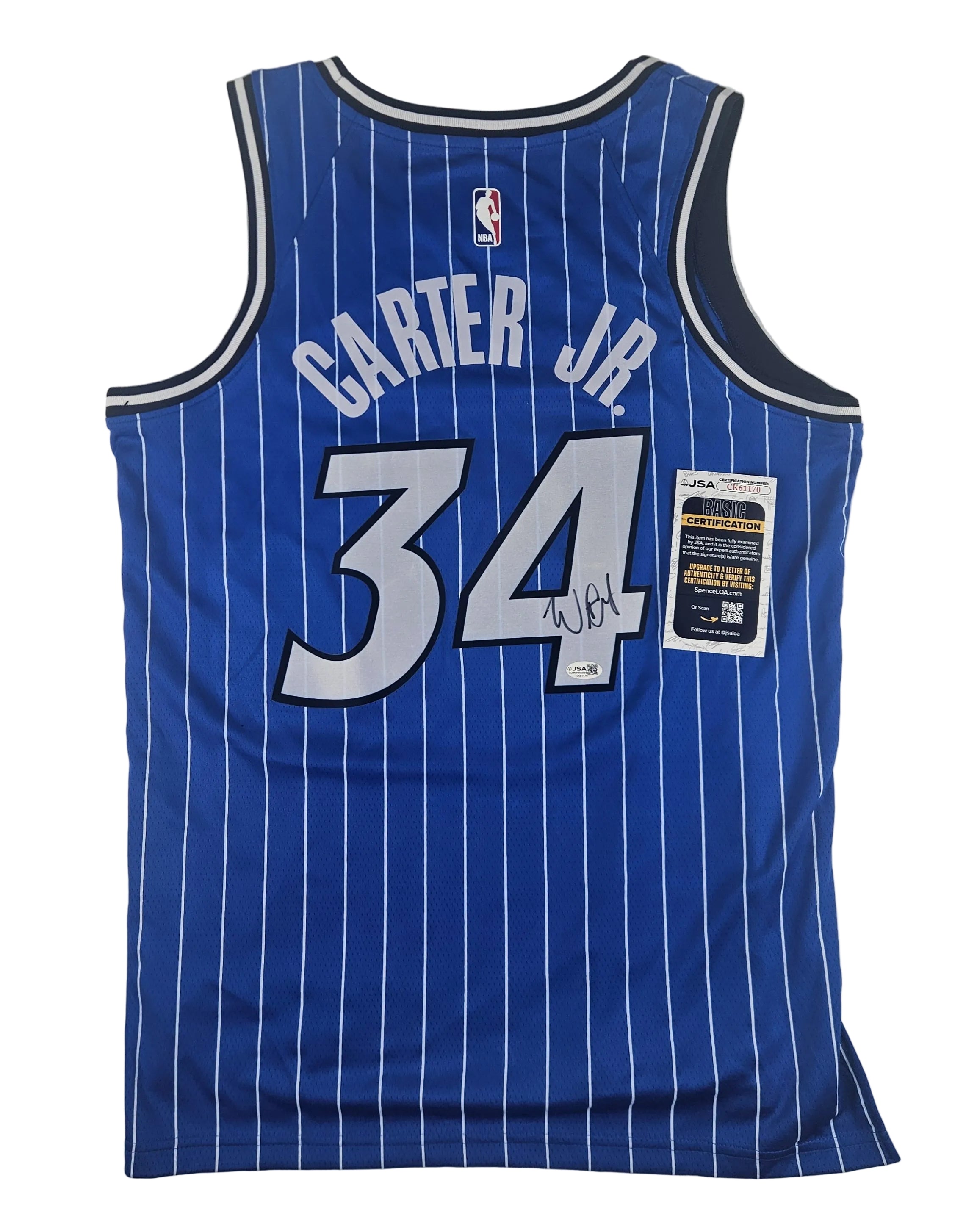 Wendell Carter Jr Signed Autographed Orlando Magic Jersey JSA COA
