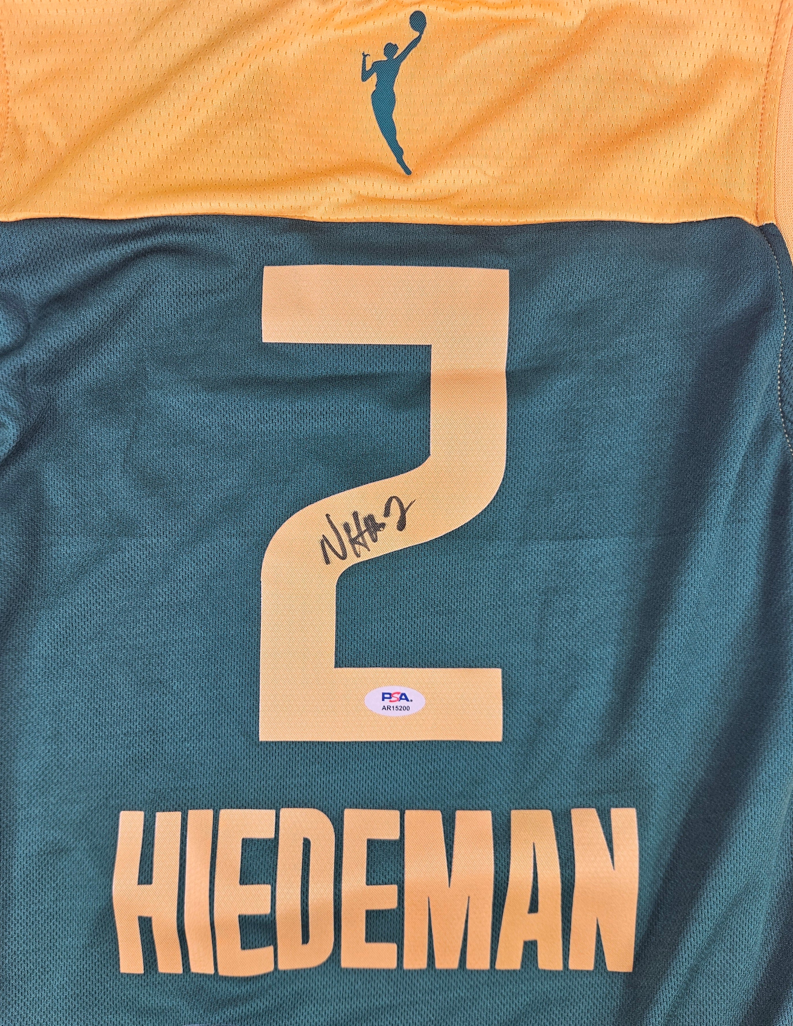 Natisha Hiedeman Signed Autographed Seattle Storm Jersey PSA Certified