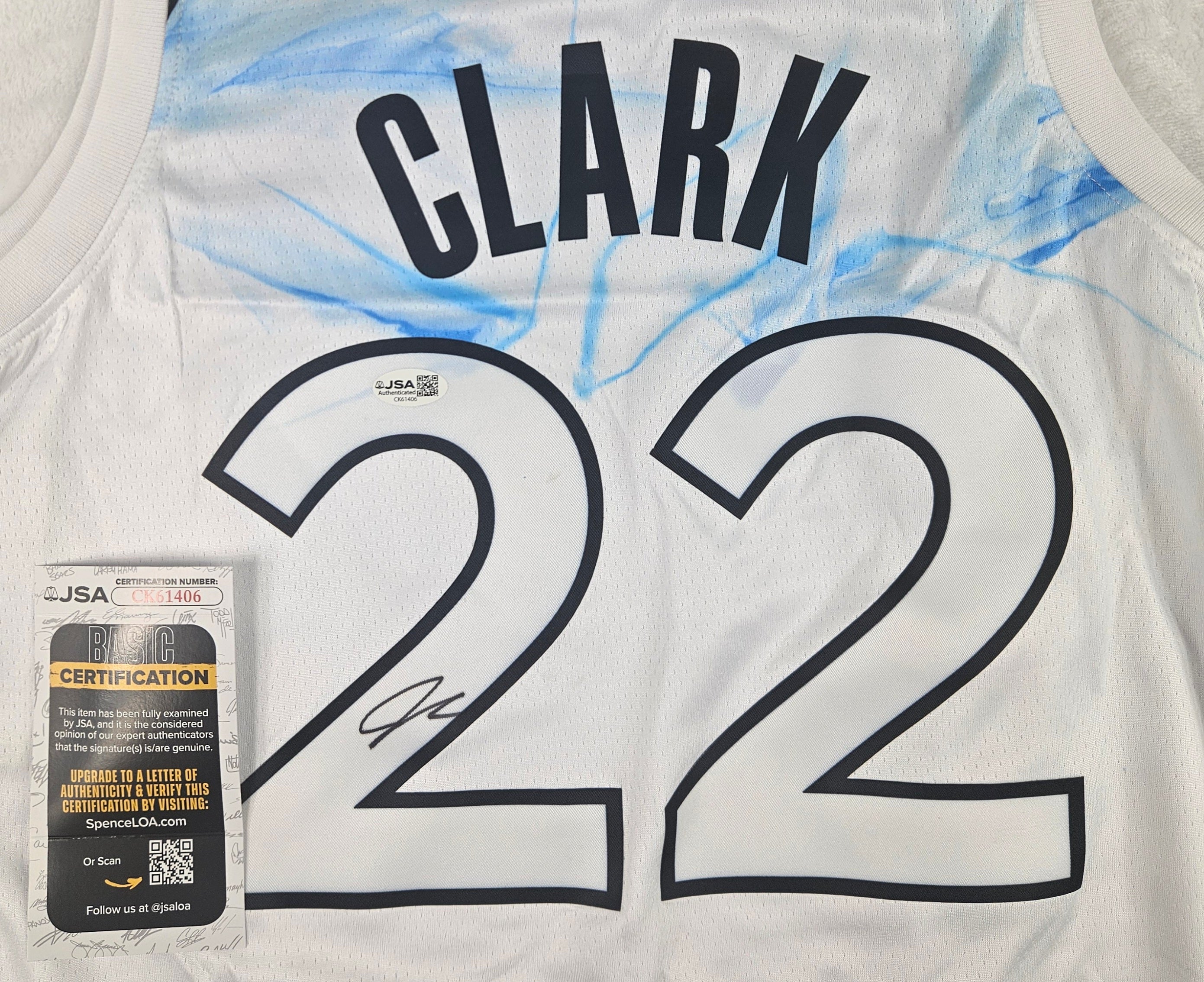 Jaylen Clark Signed Autographed Minnesota Timberwolves Jersey JSA COA
