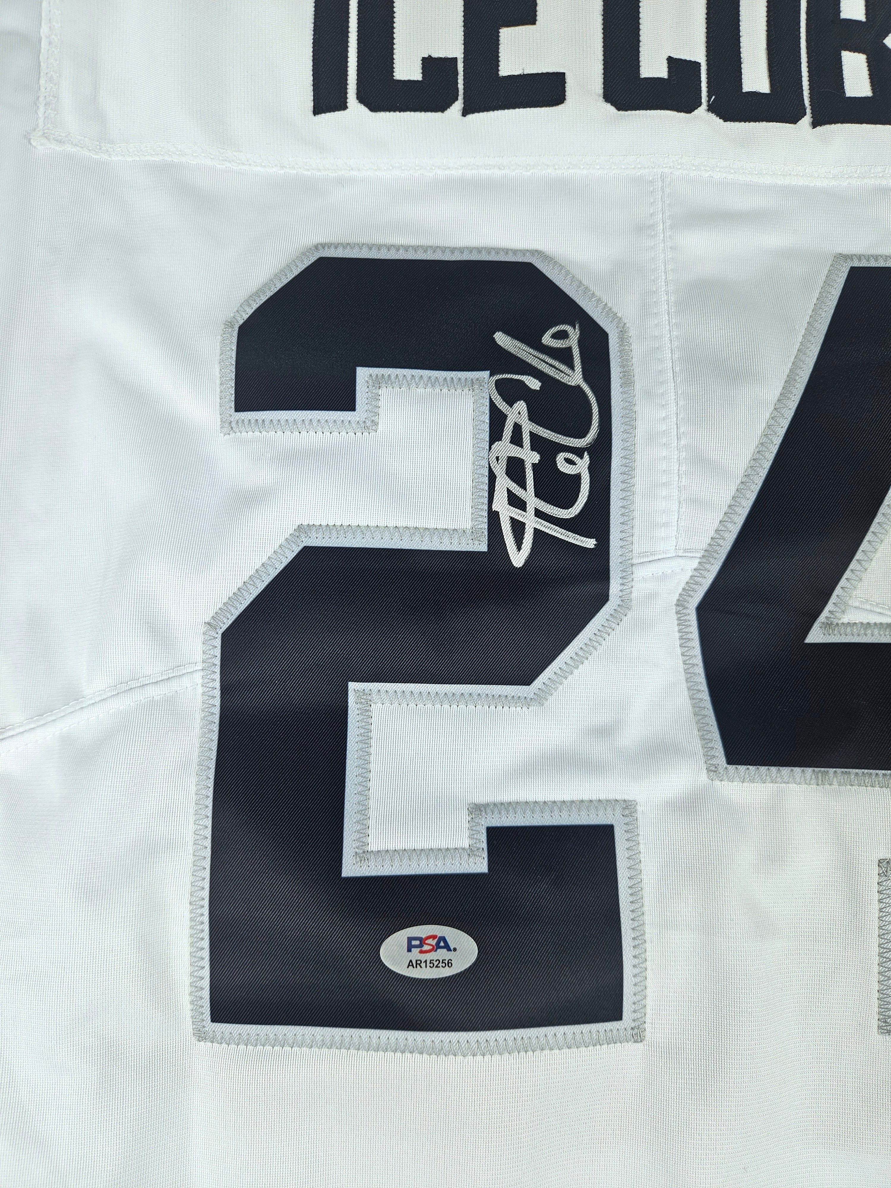 Ice Cube Signed Autographed Oakland Raiders White Jersey PSA Certified