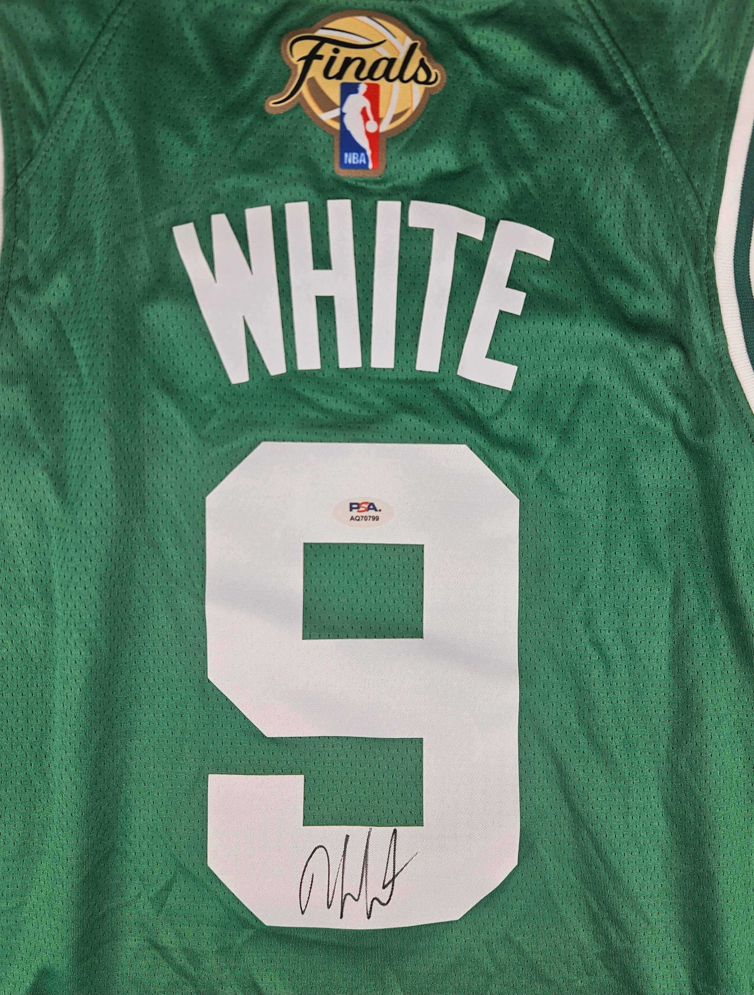 Derrick White Signed Autographed Boston Celtics Jersey PSA Certified