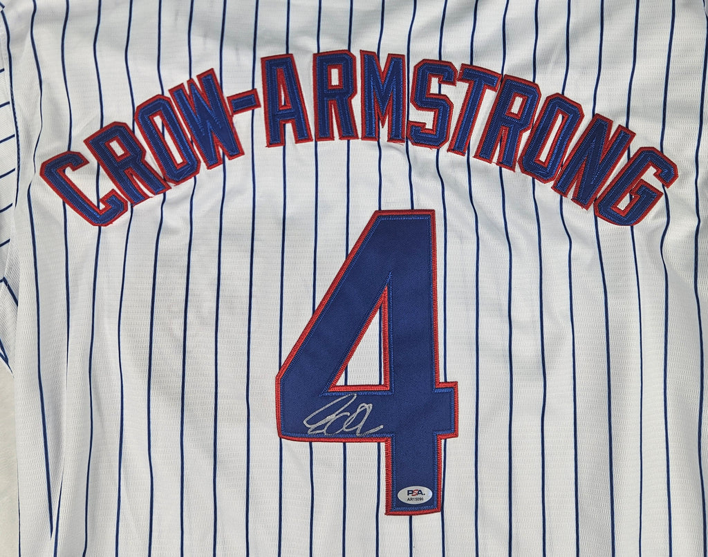 Pete Crow-Armstrong Signed Autographed Chicago Cubs Jersey PSA Certified