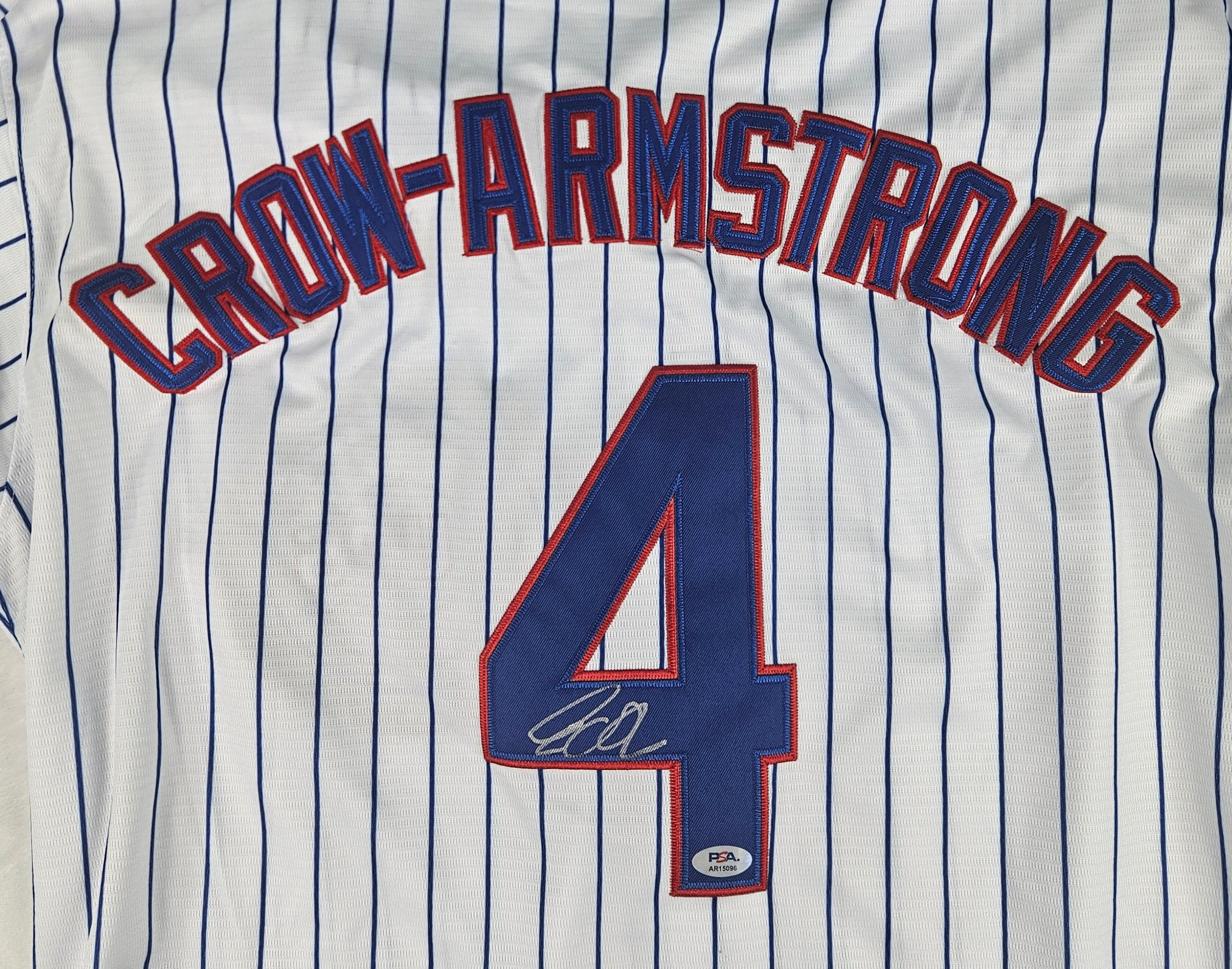 Pete Crow-Armstrong Signed Autographed Chicago Cubs Jersey PSA Certified