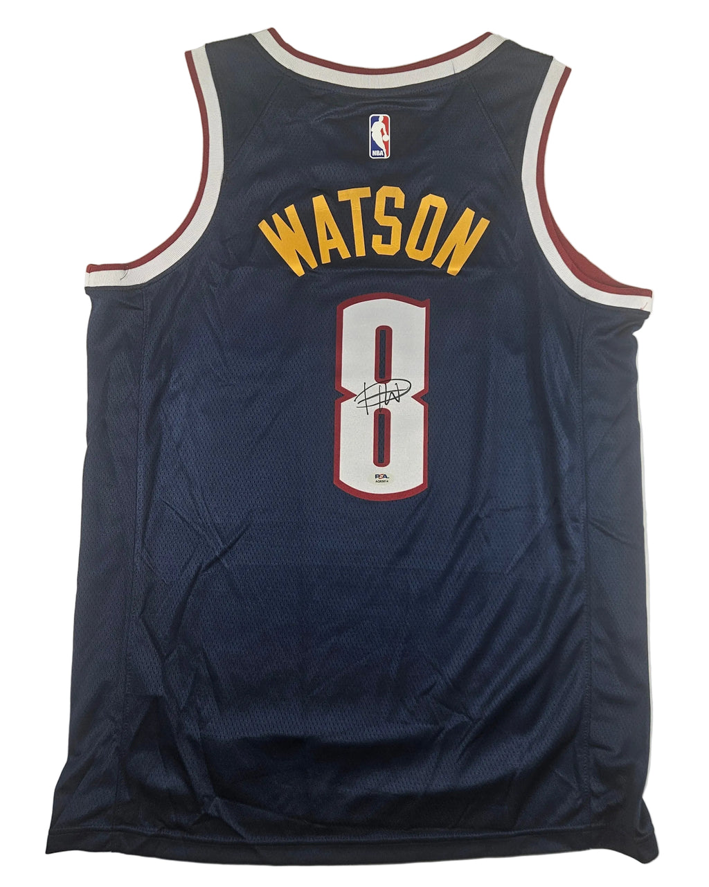 Peyton Watson Signed Autographed Denver Nuggets Jersey PSA Certified