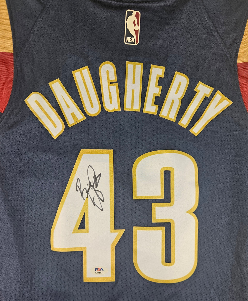 Brad Daugherty Signed Autographed Cleveland Cavaliers Jersey PSA Certified
