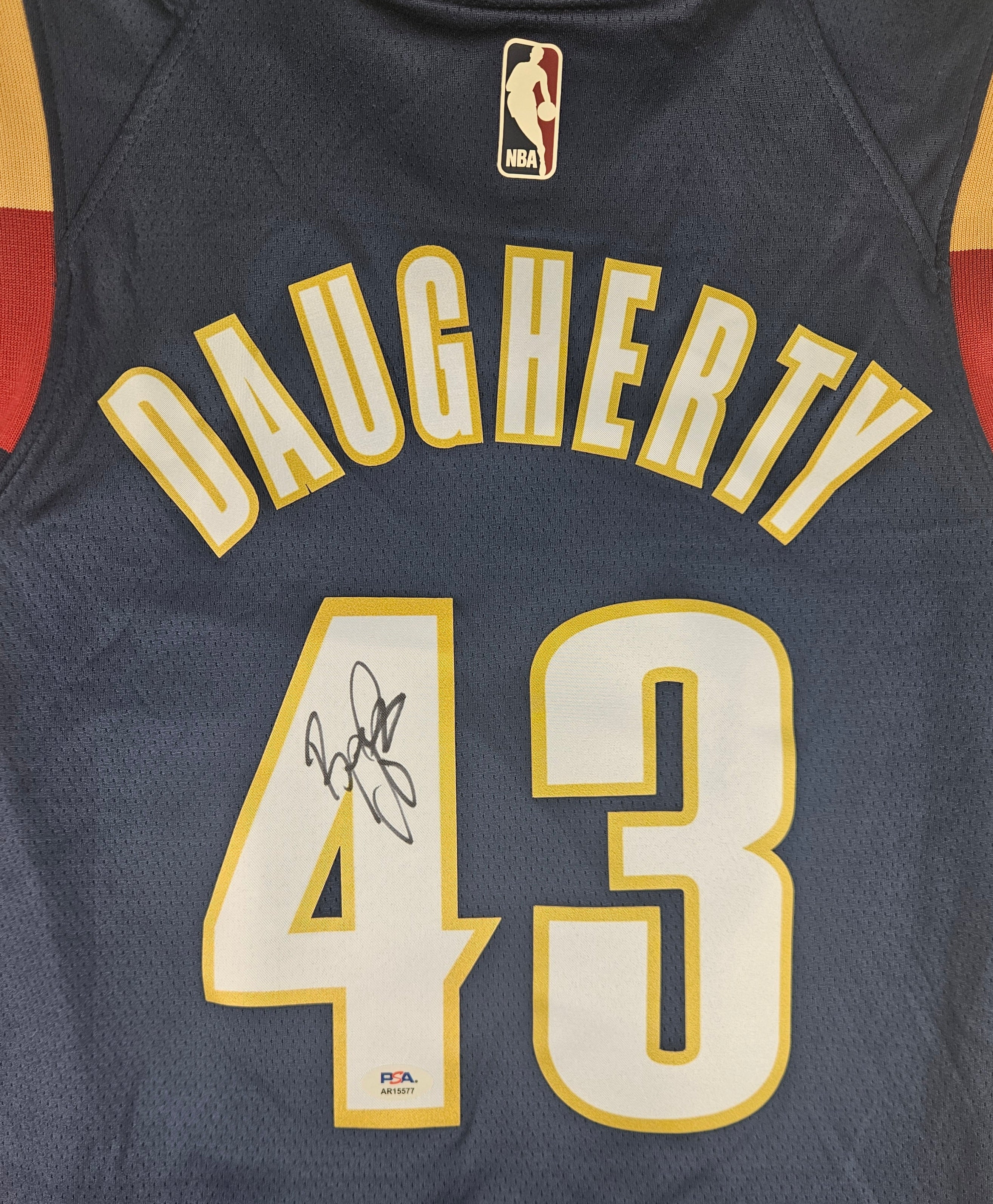 Brad Daugherty Signed Autographed Cleveland Cavaliers Jersey PSA Certified