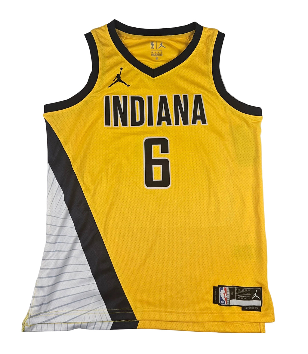 Lance Stephenson Signed Autographed Indiana Pacers Yellow Jersey PSA Certified