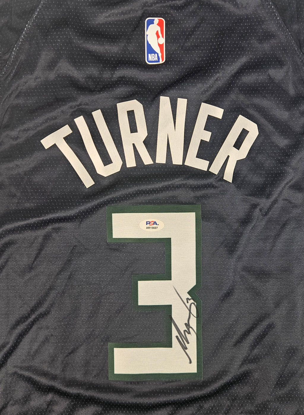 Myles Turner Signed Autographed Milwaukee Bucks Jersey PSA Certified