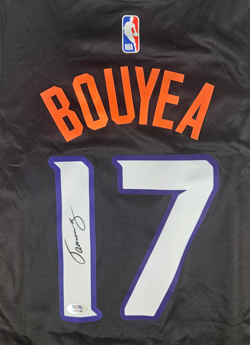 Jamaree Bouyea Signed Autographed Phoenix Suns Jersey PSA Certified