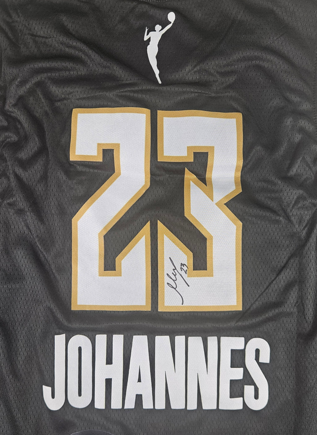 Marine Johannes Signed Autographed New York Liberty Wnba Jersey