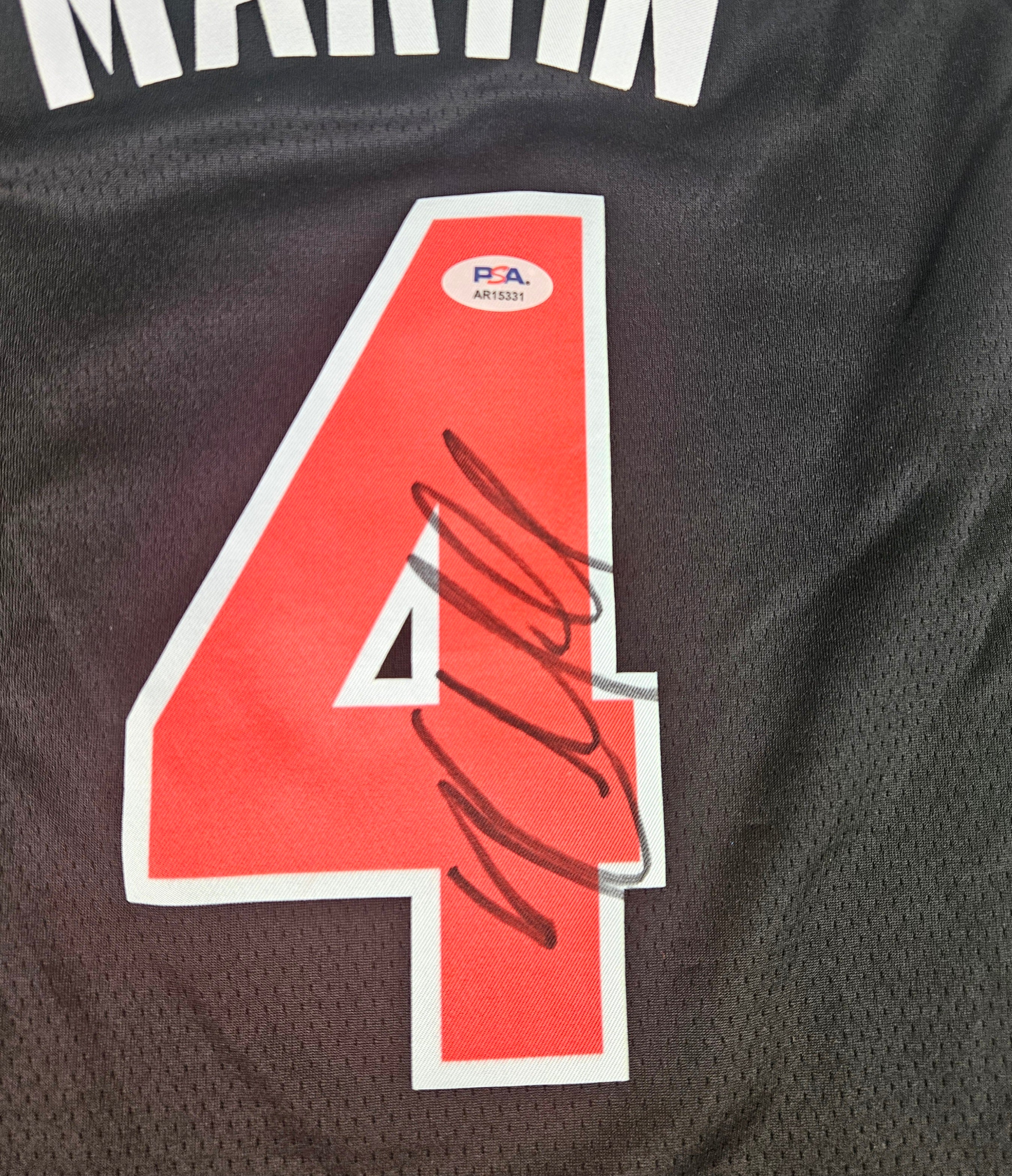 Kenyon Martin Signed Autographed Cincinnati Bearcats Jersey PSA Certified