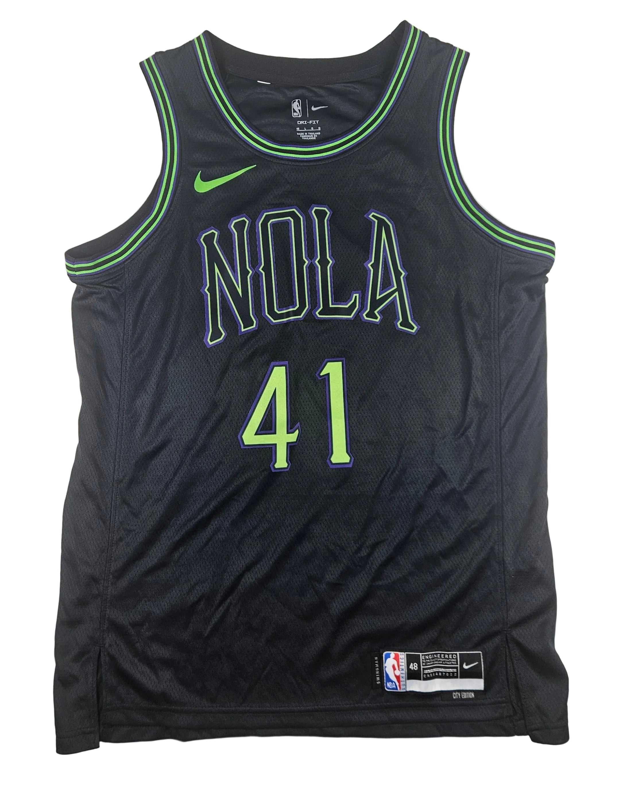Saddiq Bey Signed Autographed New Orleans Pelicans Jersey JSA COA