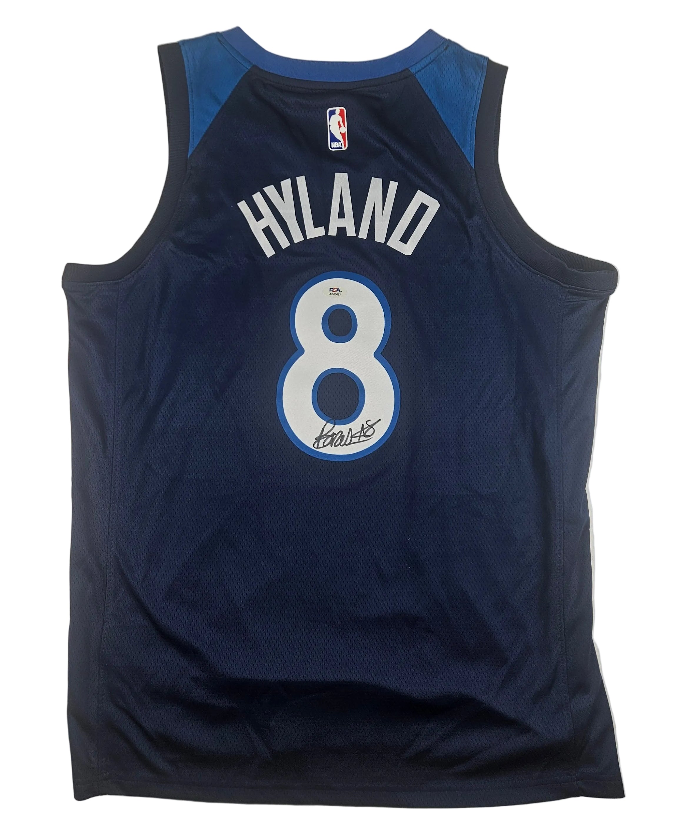 Bones Hyland Minnesota Timberwolves Autographed Signed Jersey PSA Certified