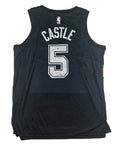 Stephon Castle Signed Autographed San Antonio Spurs Jersey PSA Certified