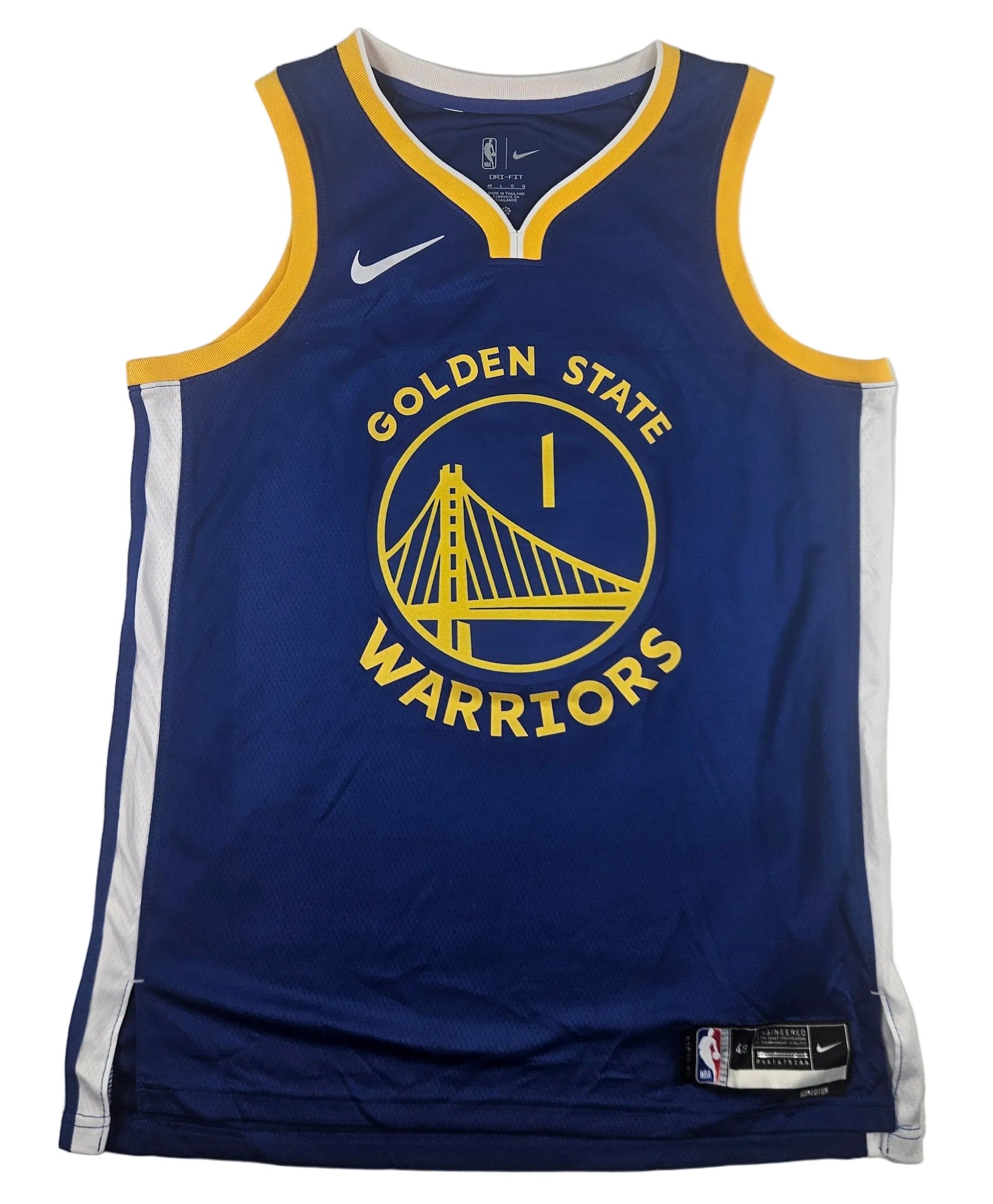 Jonathan Kuminga Signed Autograph Golden State Warriors Jersey JSA COA