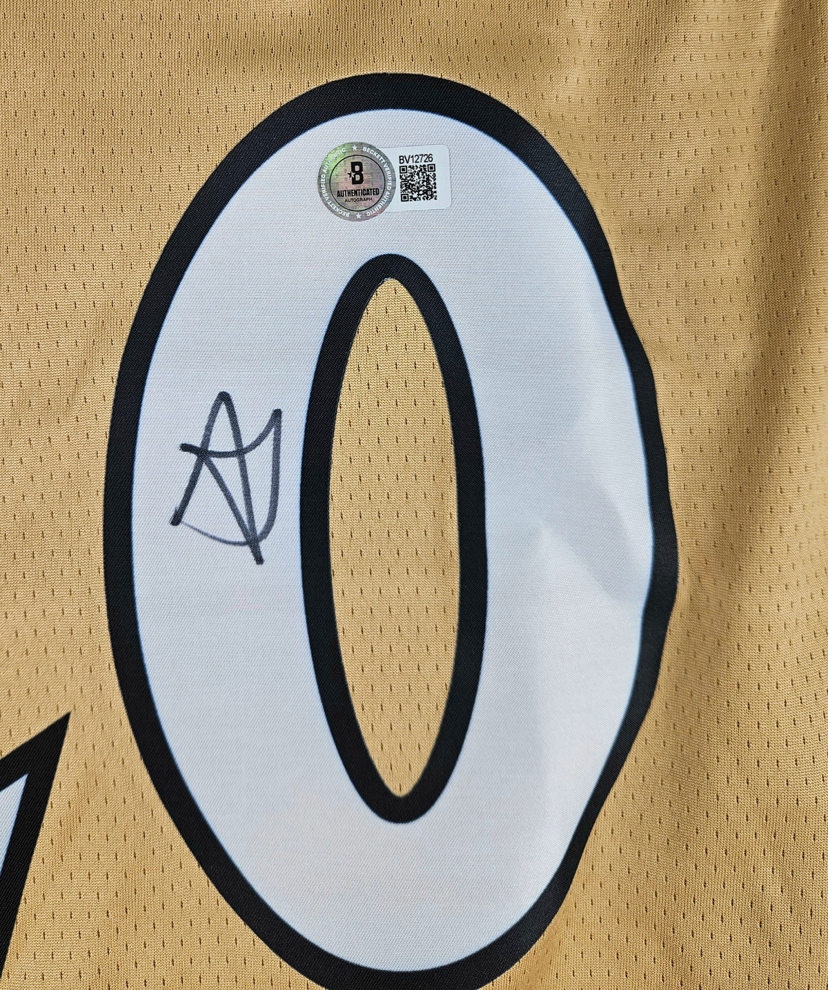 Alex Sarr Signed Autographed Washington Wizards Jersey Beckett Certified