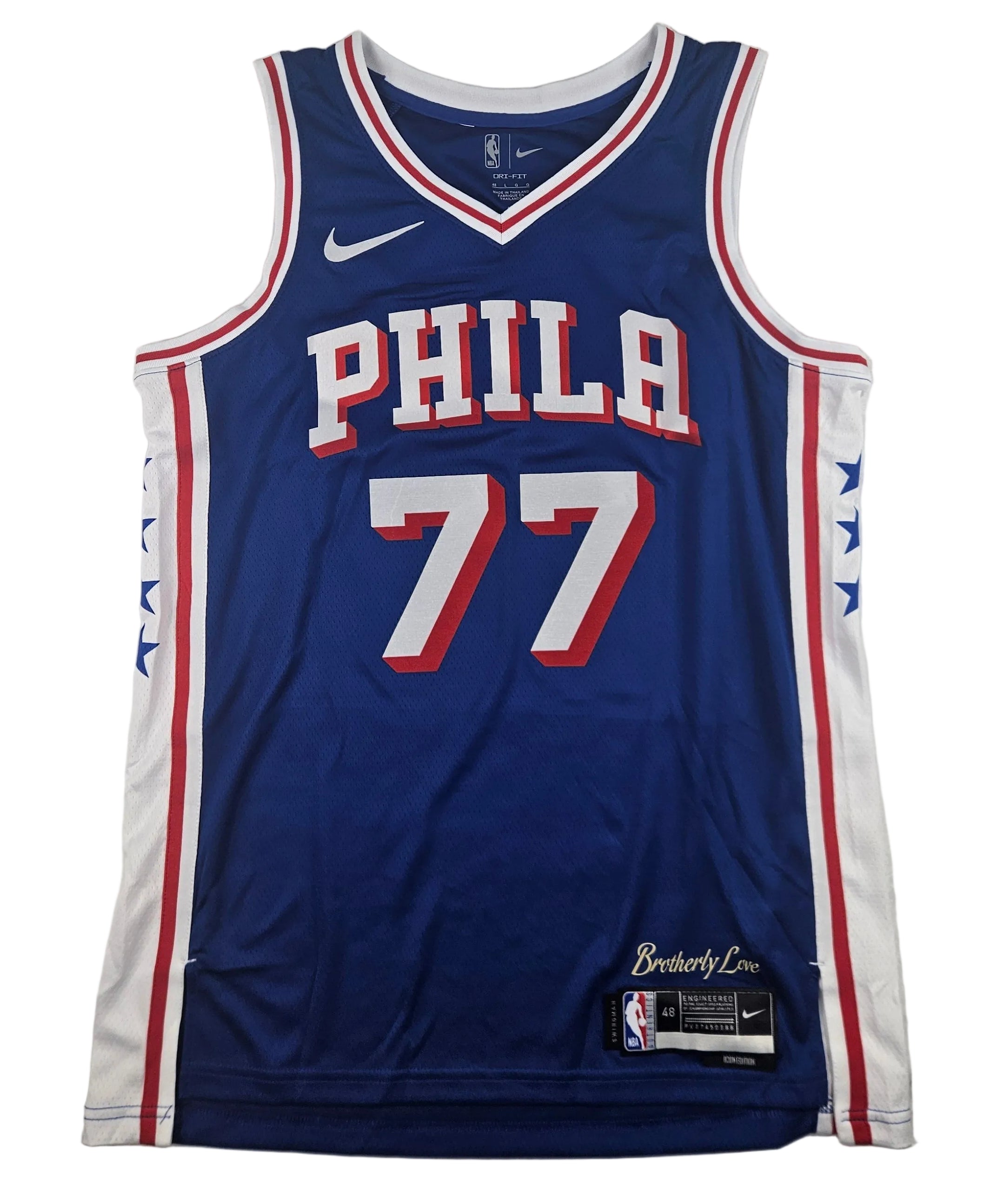 VJ Edgecombe Signed Autographed Philadelphia 76ers Jersey JSA COA