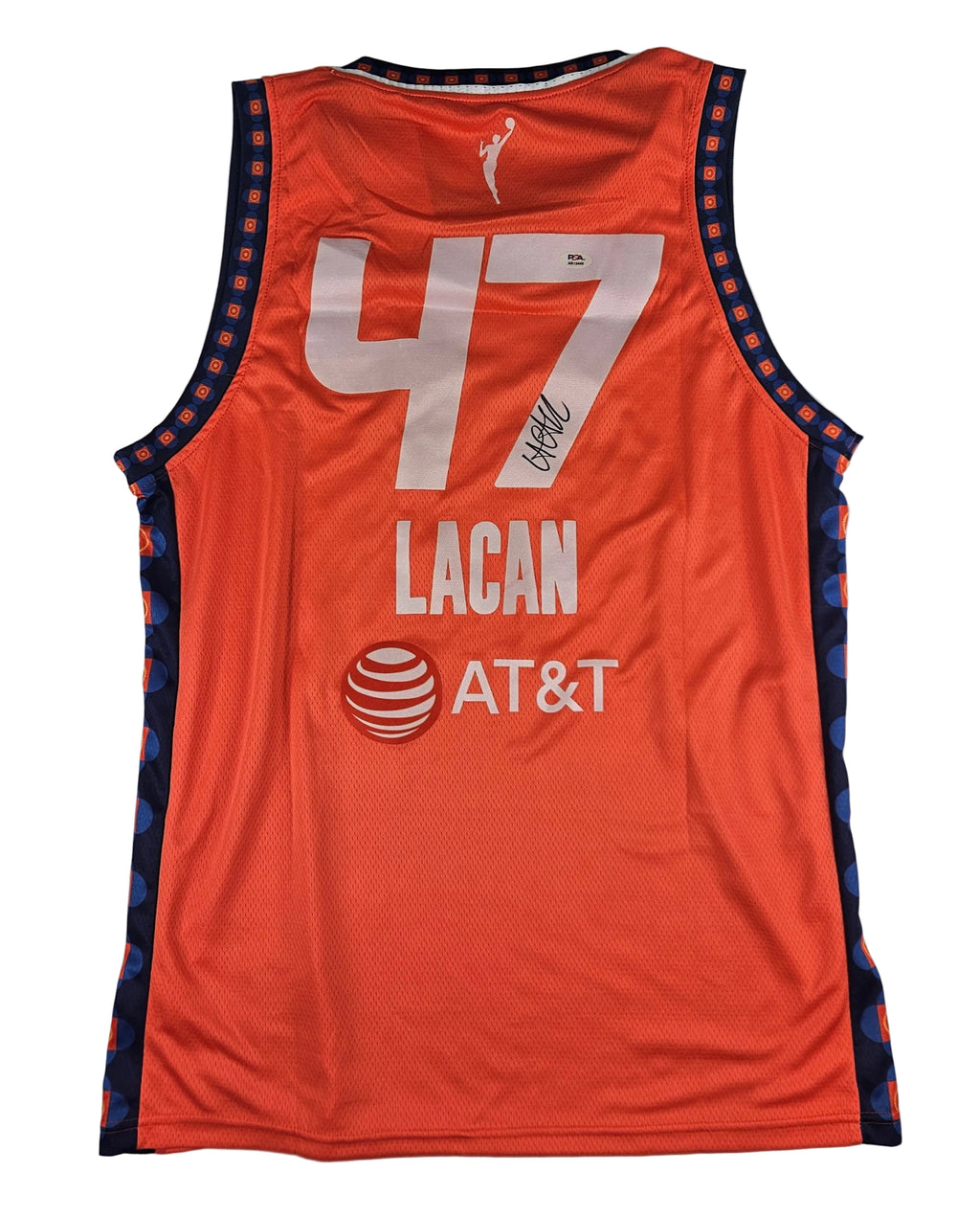 Leila Lacan Signed Autographed Connecticut Sun Wnba Jersey PSA Certified